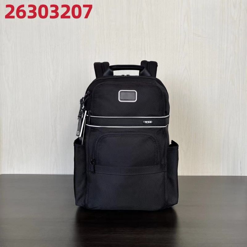 Tas Ransel Tumi Compact Alpha Bravo Black Backpack Mirror Quality