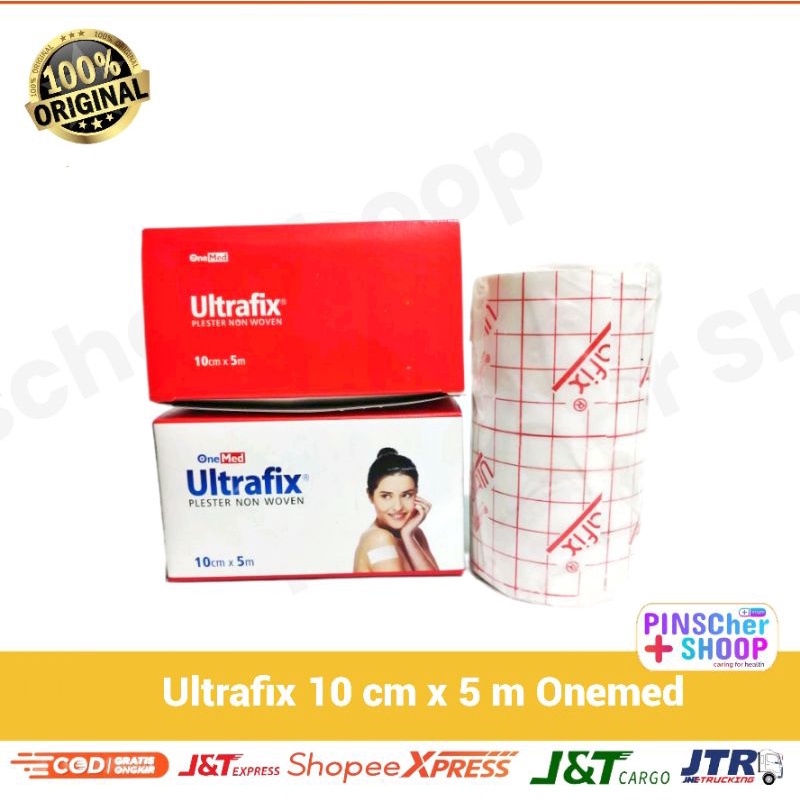 Ultrafix Onemed 10cm x 5m Plester Non Woven 1 Roll