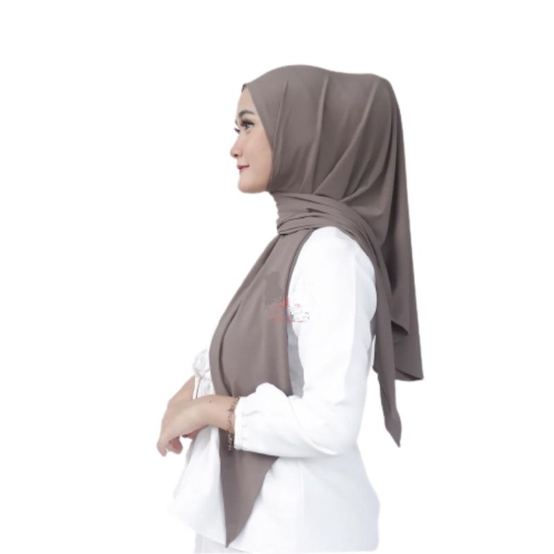 HIJAB INSTAN PASHMINA SEGITIGA JERSEY MALAY