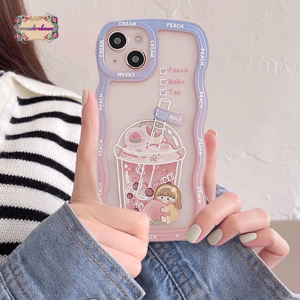 SS132 CASING SOFTCASE PEACH BOBA TEA FOR VIVO Y11 Y12 Y15 Y17 Y15S Y01 Y16 Y02S Y20 Y12S Y20I Y21S Y21 2021 Y33S Y22  Y22S Y30  Y50 Y35 Y36 Y27 Y53L Y71 Y75 Y55 T1 Y81 Y81C Y91 Y93 Y95 Y91C Y1S V20 PRO V5 Y65 Y66 Y67 V25 V25E T1 PRO S15E Y17S Y27S SB4678