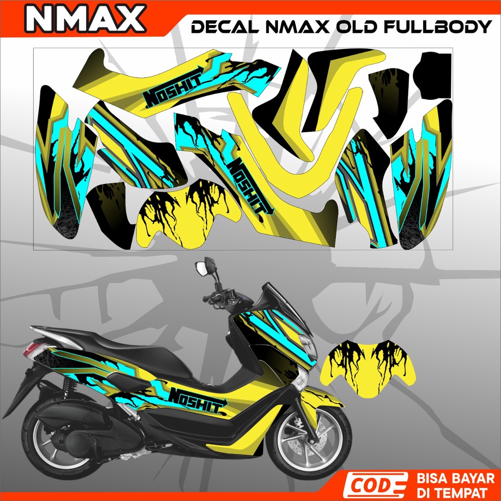 DECAL BODY MOTOR NMAX OLD FULL BODY NMAX OLD MOTIF NOSHIT
