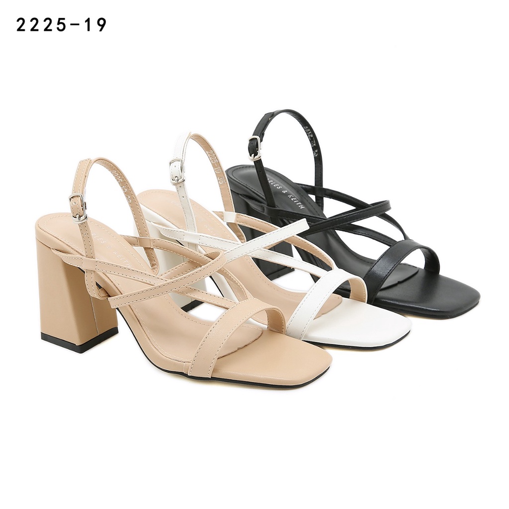 Strap Block Heel Sandals 2225-19