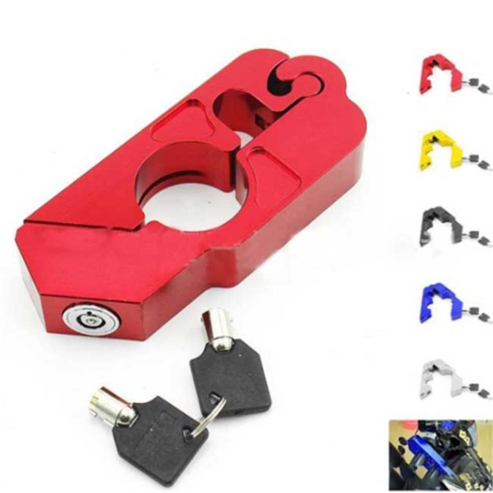 POPULAR Stang Grip Lock Portable Peralatan Bersepeda Motor Perlindungan Anti Maling