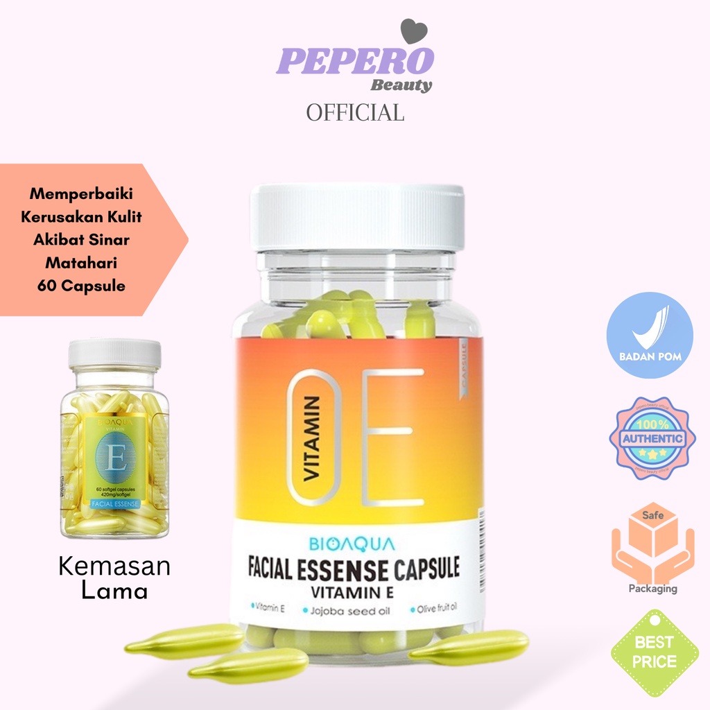 Jual BIOAQUA Vitamin E Facial Essence Moisturizing Antiaging Serum