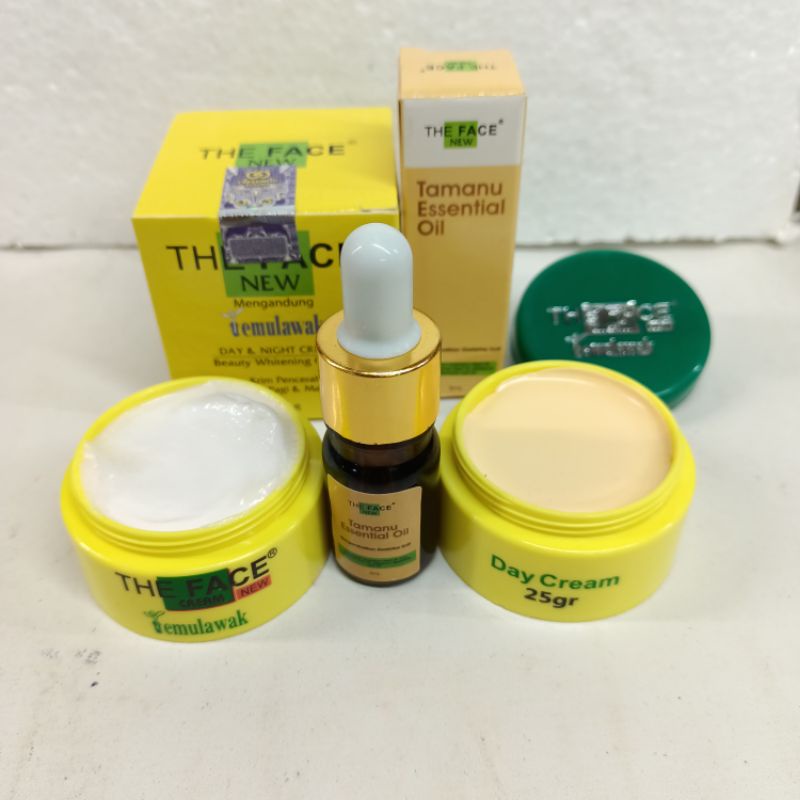 PROMO .. Cream The Face &amp; Serum Tamanu Essential Pemutih Wajah