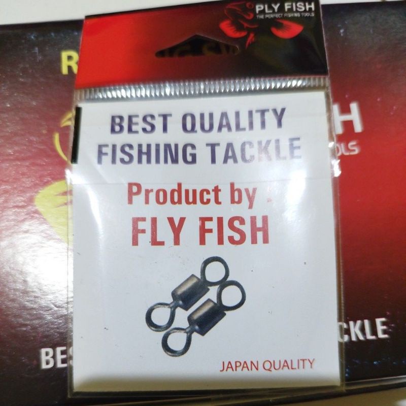 ROLLING SWIVEL Kili Klili Anting Pancing Ply Fish 5 6 7 8