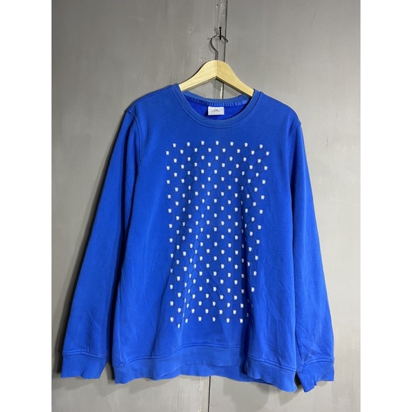 crewneck adidas biru thrift second