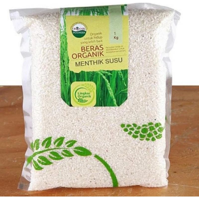 

Lingkar Organik Beras Mentik Putih 1 Kg / Beras Sehat Diet MPASI