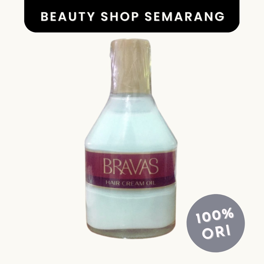 Shiseido Bravas Hair cream oil 180ml 100% ORIGINAL - Minyak Rambut Bravas 180ml