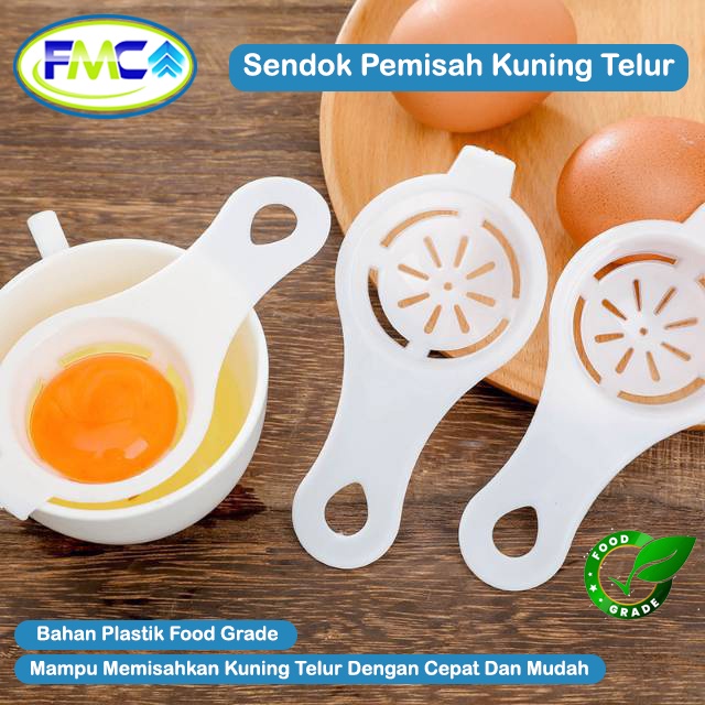 Sendok Pemisah Kuning Telur Alat Pemisah Telur Praktis Egg White Separator Pemisah Putih Telur