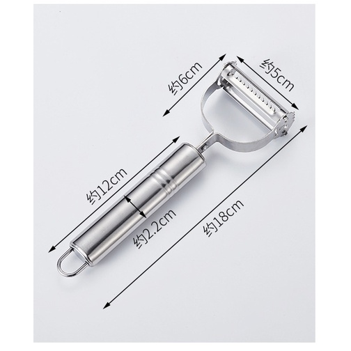 Mysterygirl -  Pengupas Kentang / Pisau Dapur Stainless Pisau Kupas Buah / Pisau Pengupas Kulit Sayuran Peeler Parutan