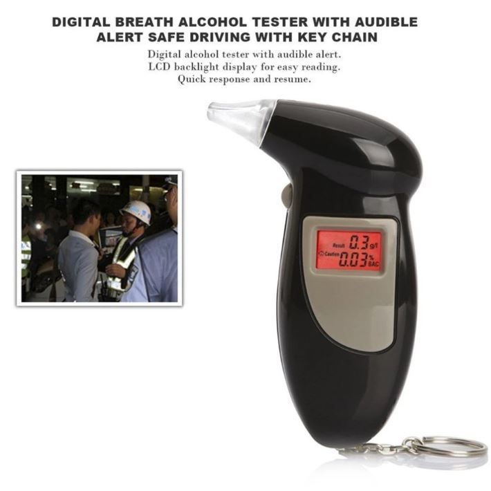 Digital Alcohol Breath Tester Detector pengukur Kadar Alkohol nafas - DAT