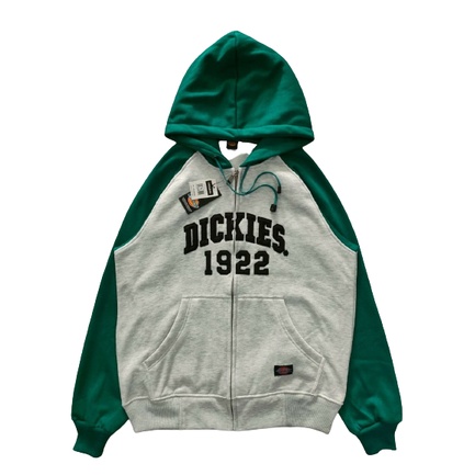 JAKET SWETAER HOODIE ZIPPER DICKIES 1922 FULL TAG LIKE ORI