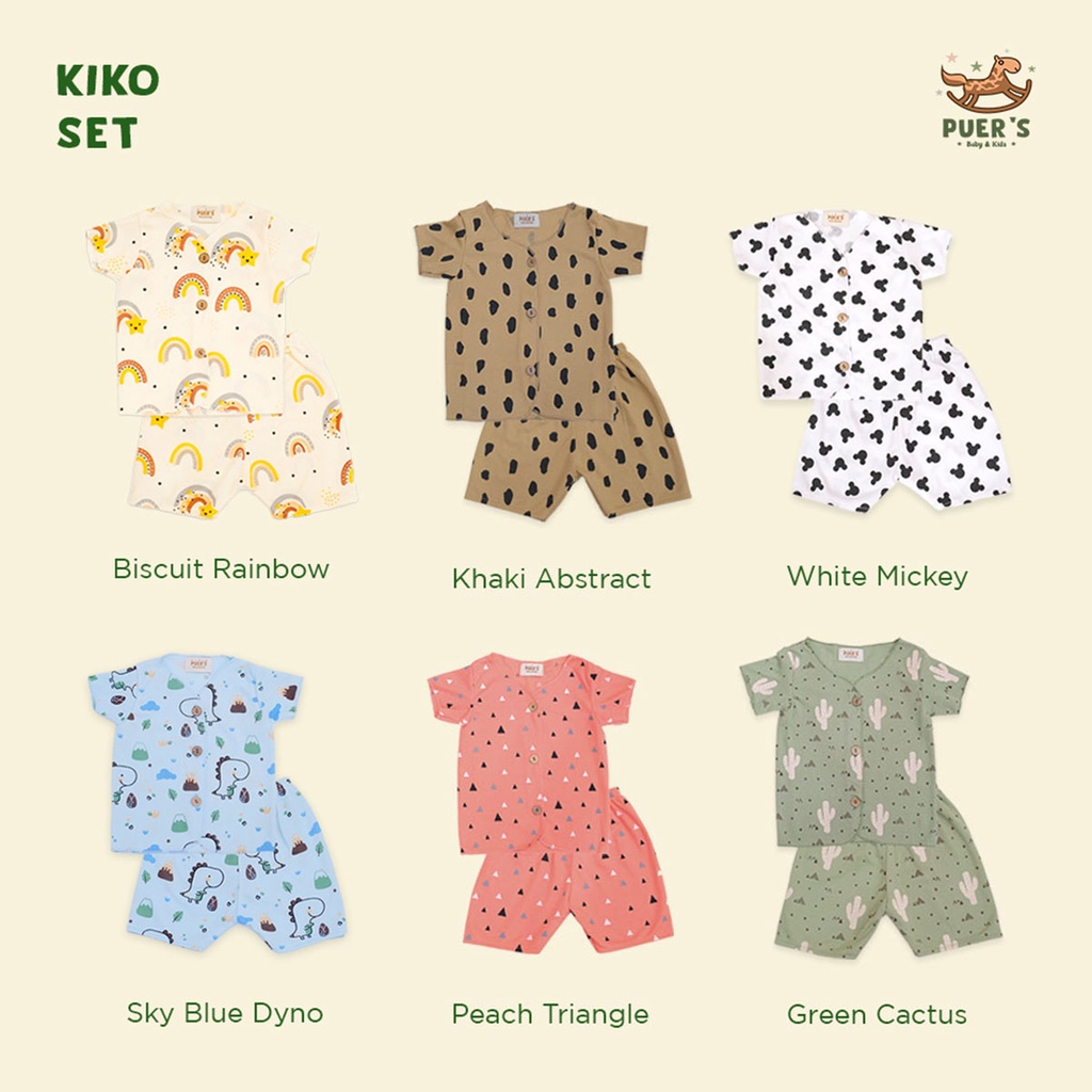 SETELAN BAYI NEWBORN PUER'S KIKO SET