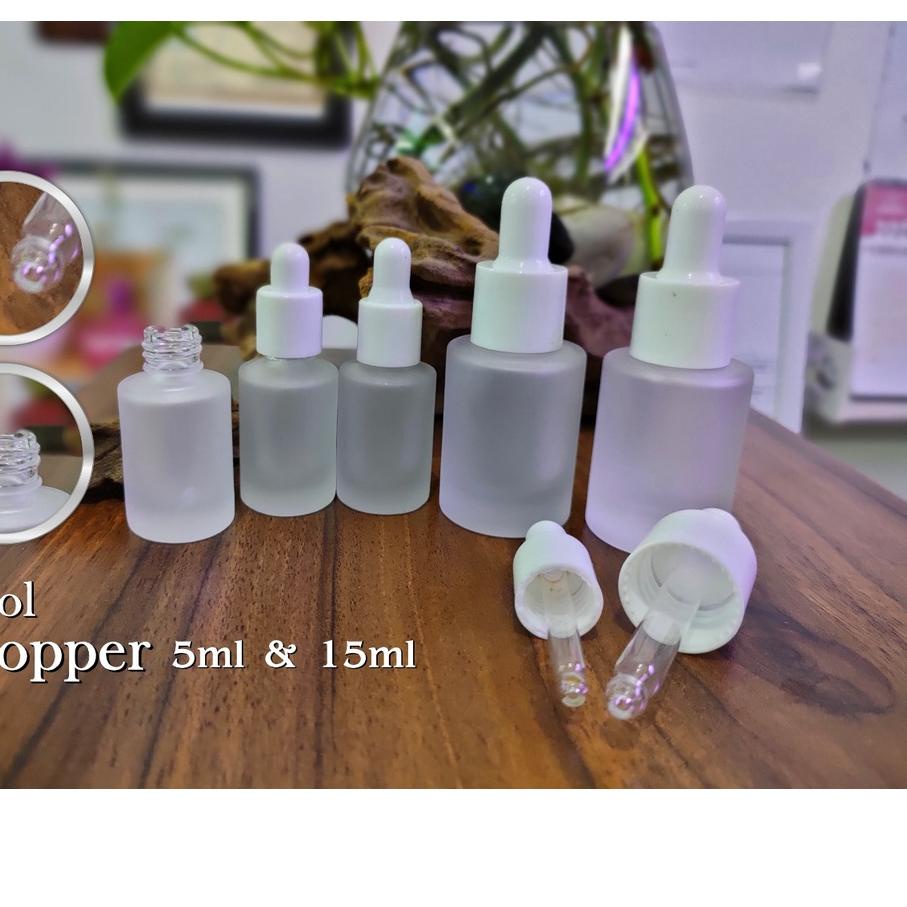 Jual AFF210 Botol Dropper/Botol serum 5ml dan 15ml/pipet kaca doft/1