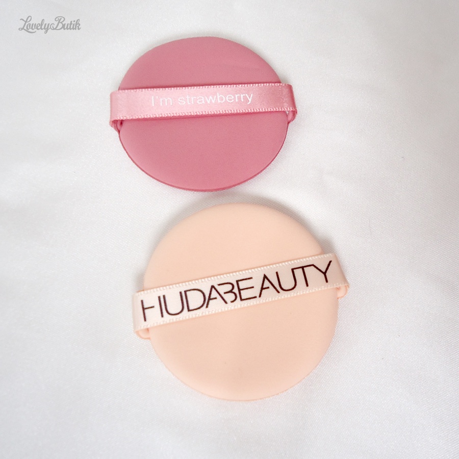 Spons Bedak Makeup Foundation Sponge Cushion 1 Set Isi 2 Lembut Murah Spon Bedak Padat - Lovelybutik