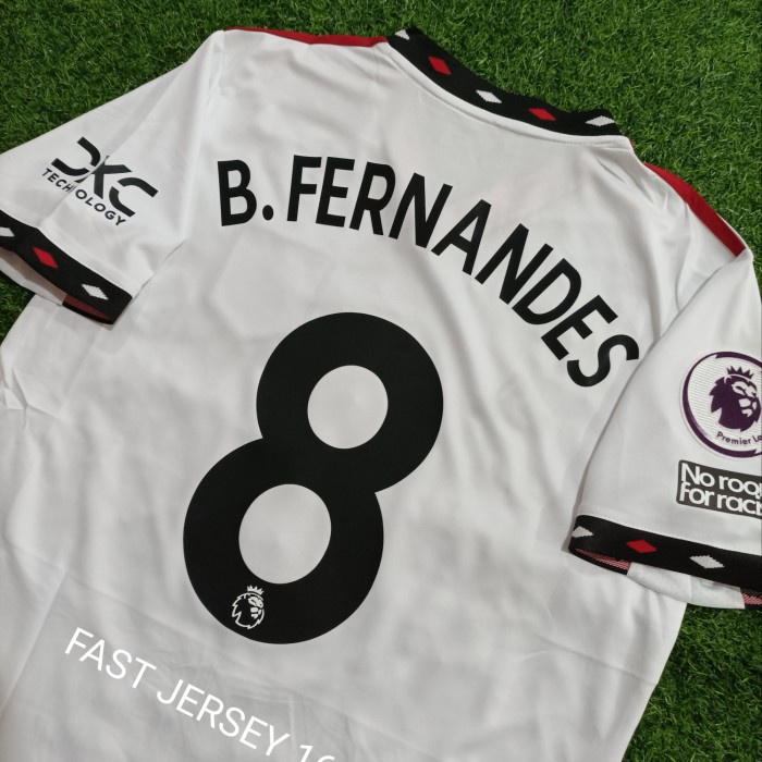 ⭐BISA COD⭐ Jersey MU MAN UNITED AWAY + NAMESET FULL PATCH 2022/2023 Grade Ori - S