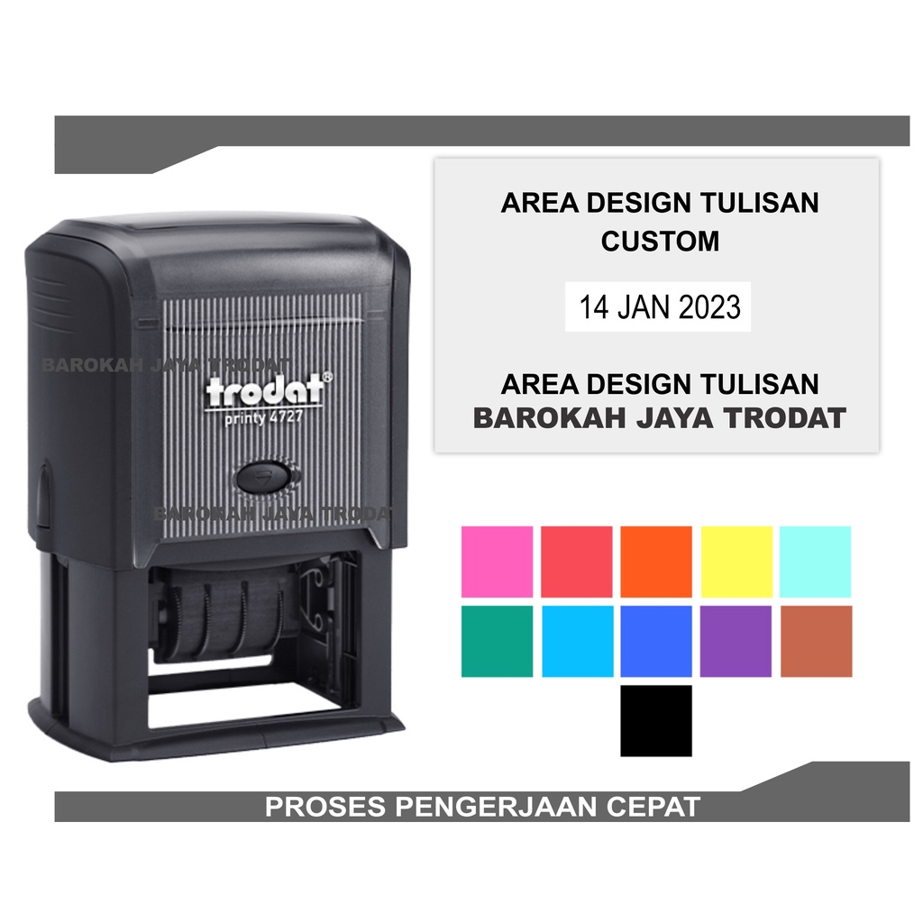 

TRODAT TANGGAL UKURAN 6X4 CM
