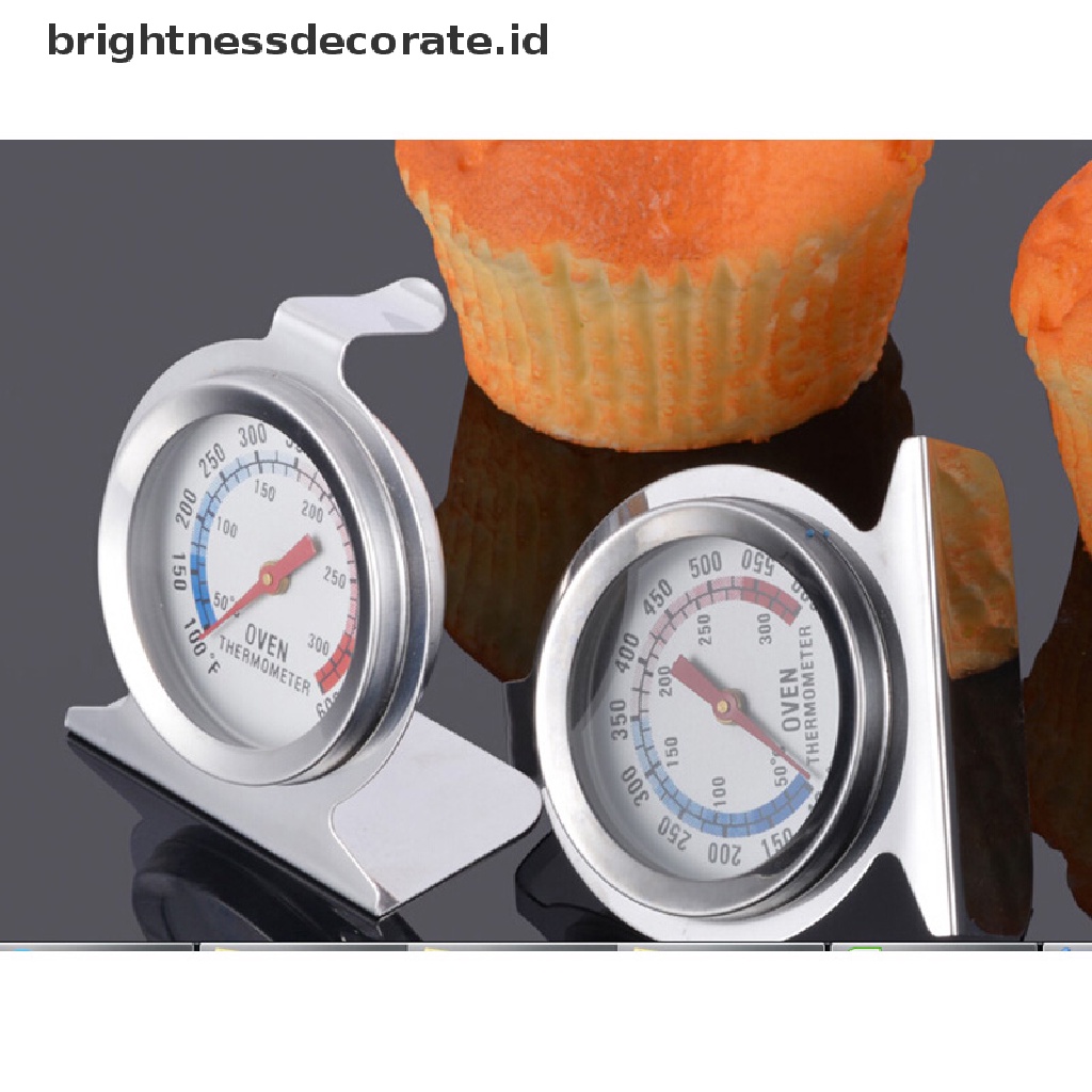 [Birth] Termometer Oven Stainless Steel Pengukur Suhu Makanan Dapur Rumah Daging Case [ID]