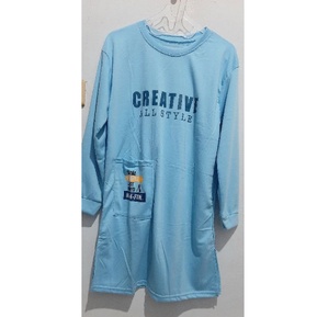Kaos Tunik Wanita Lengan Panjang Dewasa JF