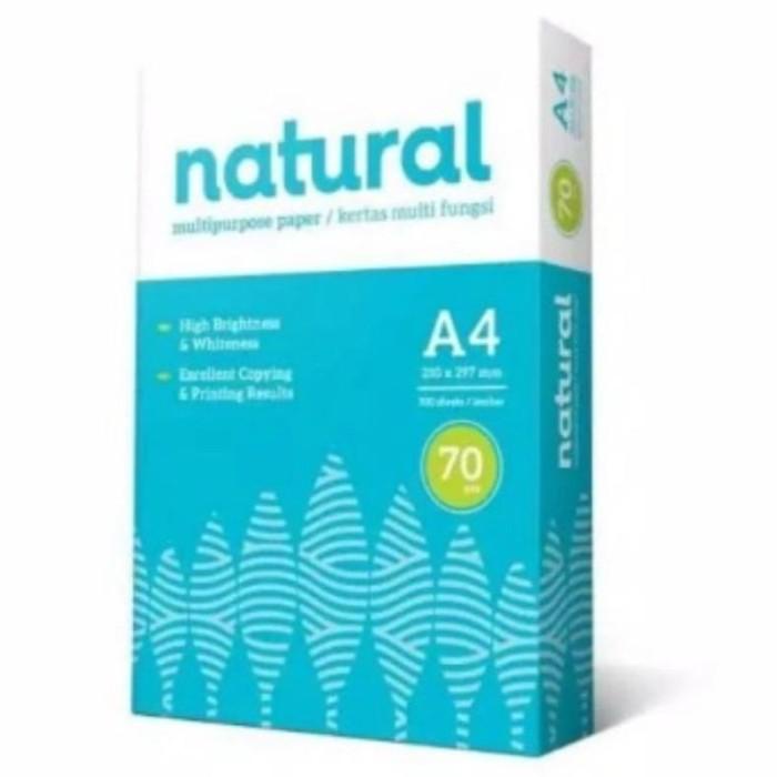 ATK Medan Kertas HVS A4 Natural 70 gram / 75 gram (1 rim)