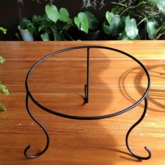 STANDING POT BESI GUCI/RAK BUNGA MURAH/RAK BUNGA BESI/STANDING POT BESI/RAK POT TANAMAN