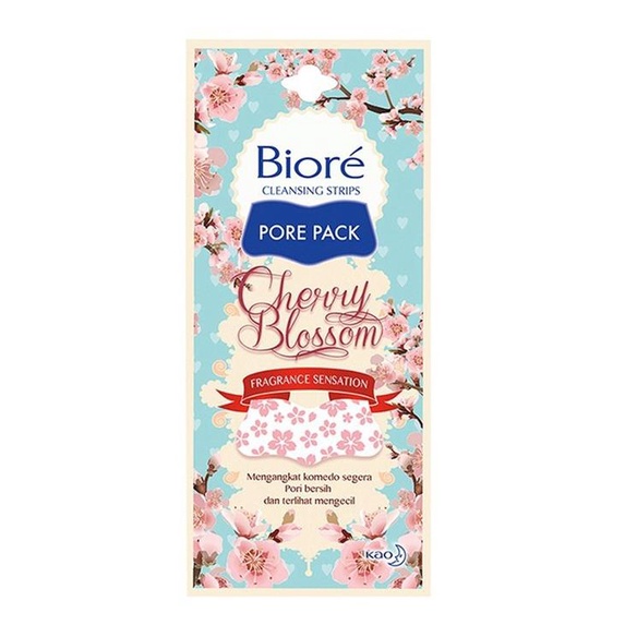 Biore Cleansing Strips Black / Mens / Cherry Blossom / Citrus / Batik Pore Pack Porepack (4 Pcs)