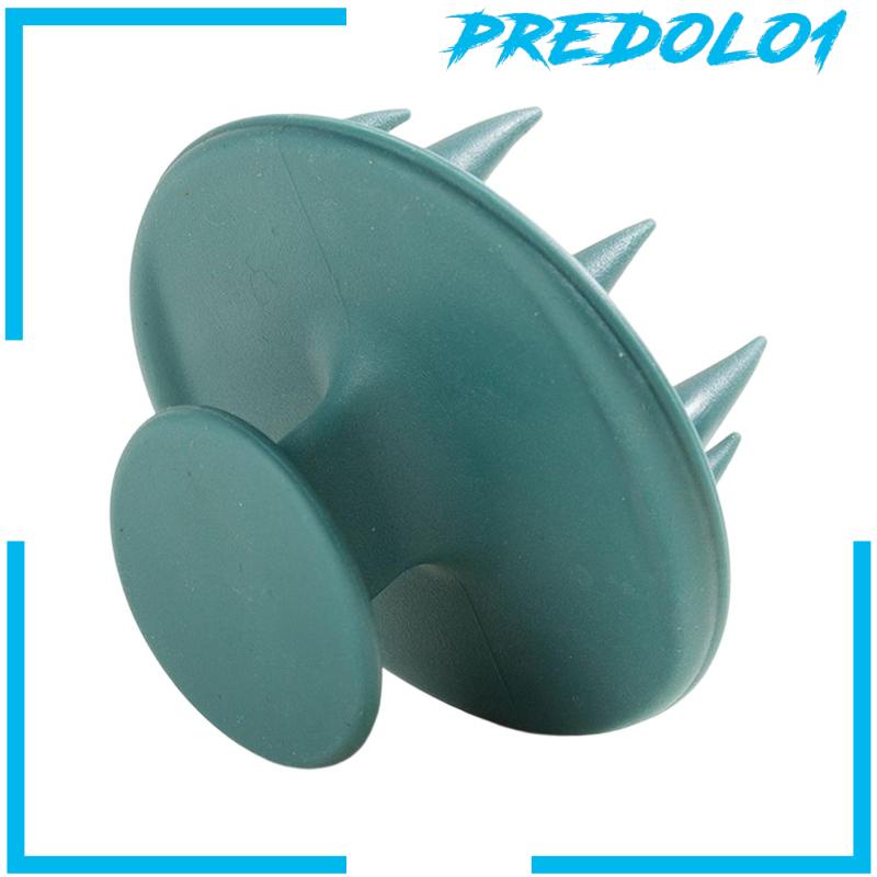 [Predolo1] Sikat Keramas Rambut Silikon Scrubber Shower Hair Brush Alat Pembersih Rambut