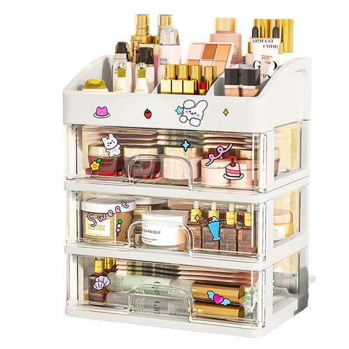 Rak Kosmetik 3 Susun Rak Makeup Storage Kotak Penyimpanan alat tulis Tempat Kosmetik 2403 / 2404 / 703