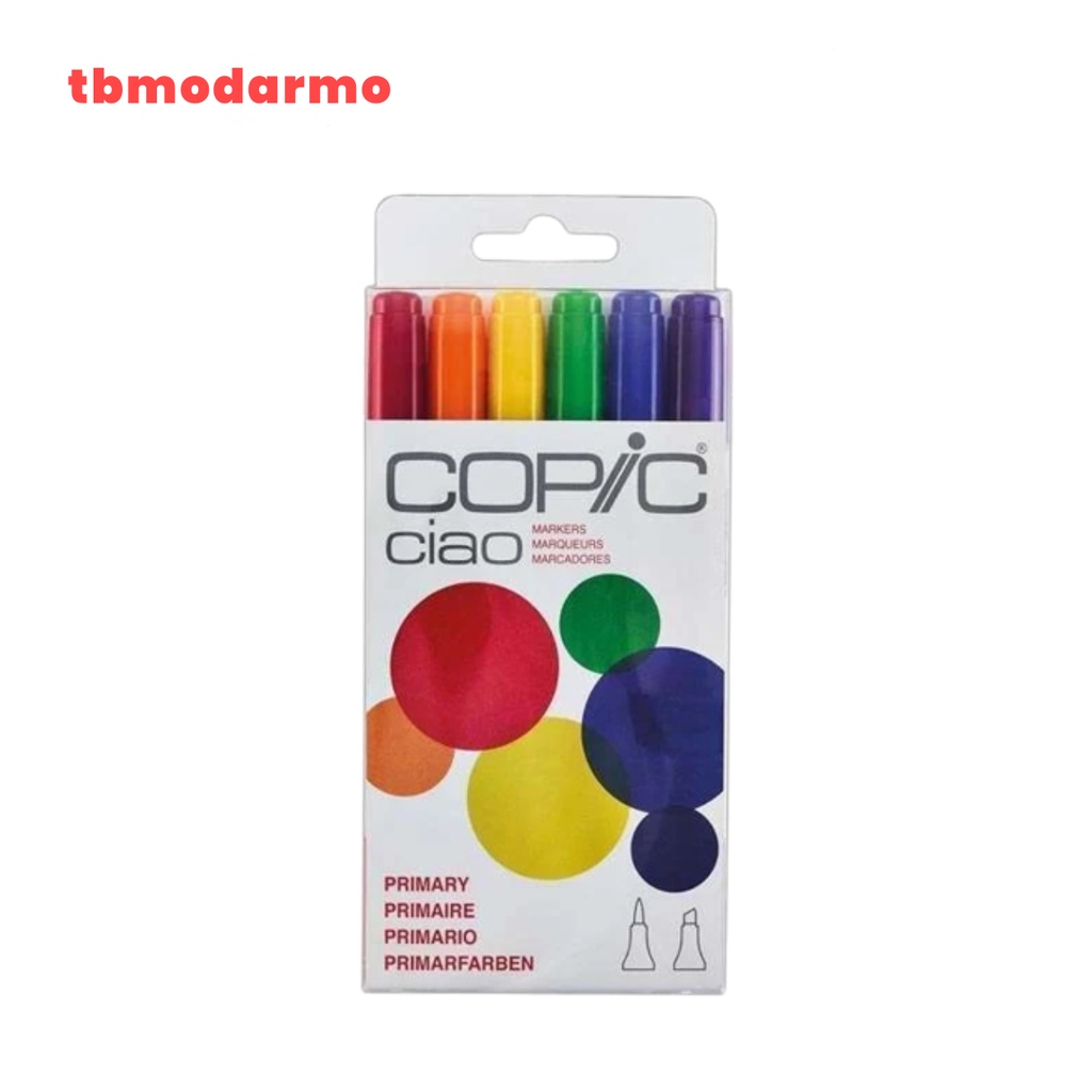 Copic Ciao Marker 6 Color Primary Set CCM/6PR