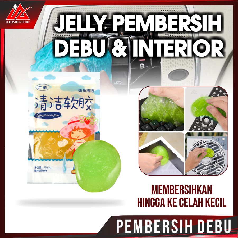 JELLY PEMBERSIH Gel Slime Jelly Cleaner Pembersih Debu Keyboard Gel Serbaguna Laptop Dashboard Clean Vent Mobil AC Jel Jelly