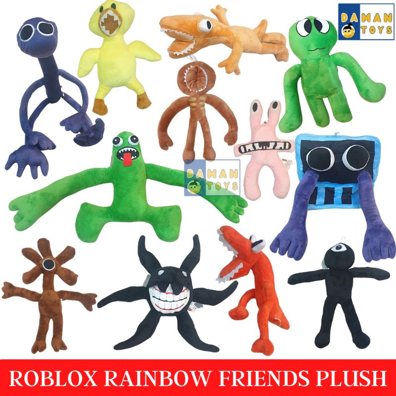 Mainan Boneka Roblox Rainbow Friends Plush One-Eyed Bahan Plush