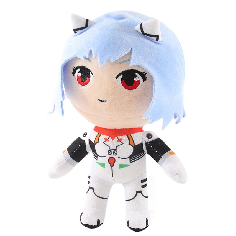 Rei Plush Toys Boneka Kawaii rei Plush Anime Stuffed Plush Toys Mainan Ulang Tahun Natal Untuk Anak 22CM