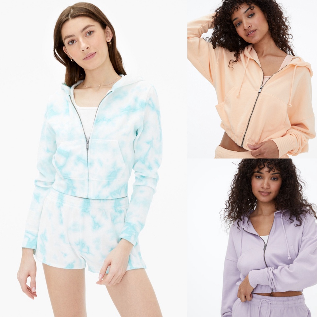 Aeropostale Jaket Crop Remaja Dewasa