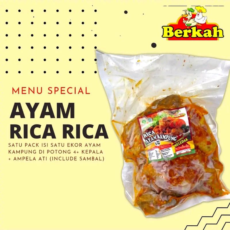 

ayam kampung rica 1 ekor