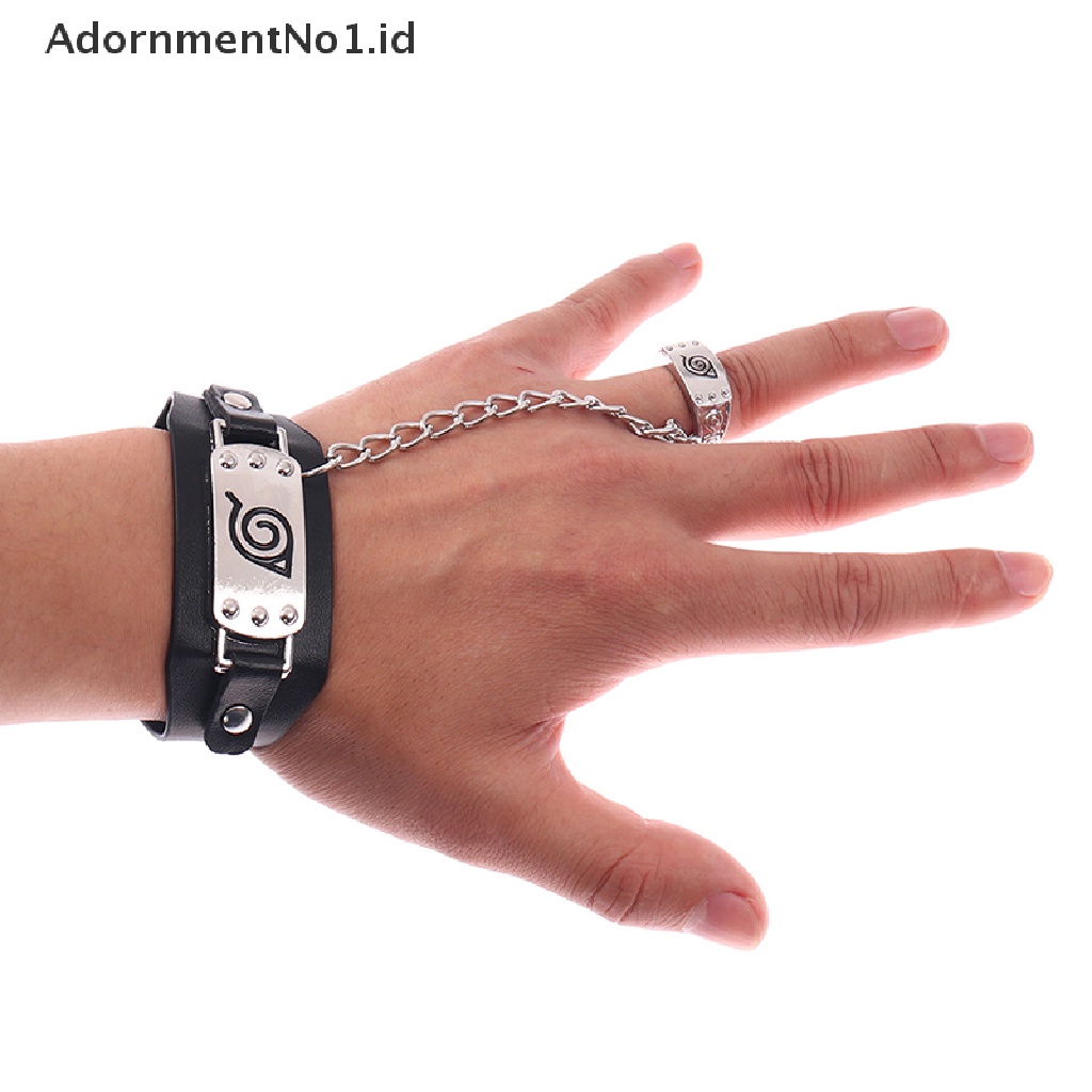 [AdornmentNo1] Naruto Kostum Cosplay Aksesoris Naruto Gelang Jari Cincin Anime Props Hadiah [ID]