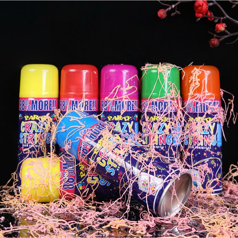 T&amp;Y String Spray Party Semprotan Pesta Crazy String Semprotan Jaring Laba laba