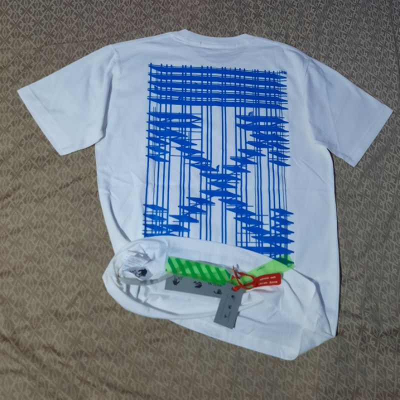 KAOS OFF WHITE COTTON 24s TEBAL || MADE IN PORTUGAL ORIGINAL || FULL TAG WASH RABER