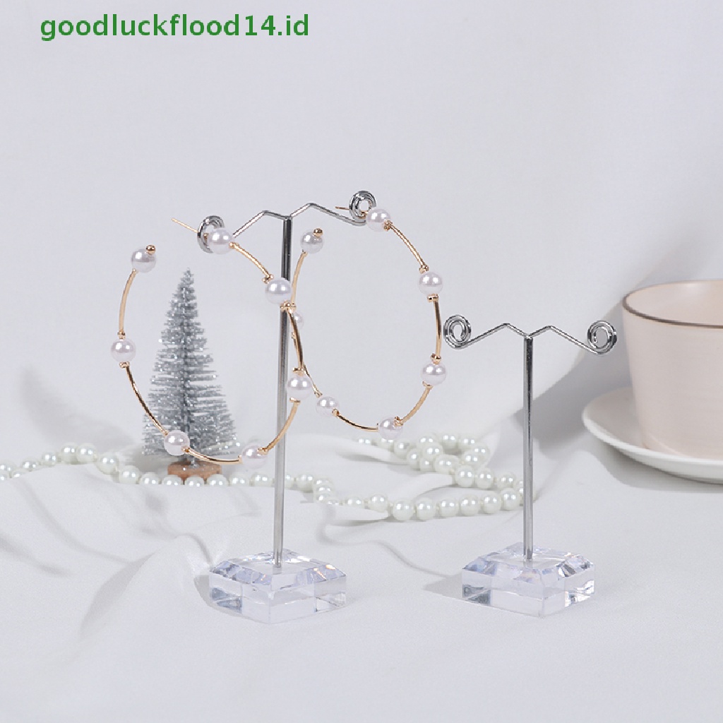 [GOOGFOUR] 3pcs Rak Display Perhiasan Anting Stud Akrilik Stand Organizer Holder Ornamen [TOP]