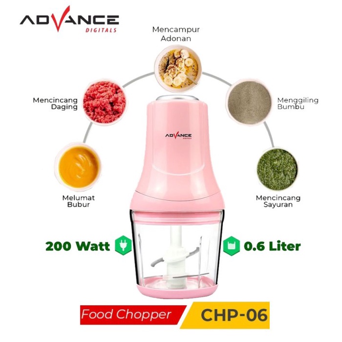 Chopper Blender Kapsul Elektrik Food Grade Advance Chp 06 Food Chopper