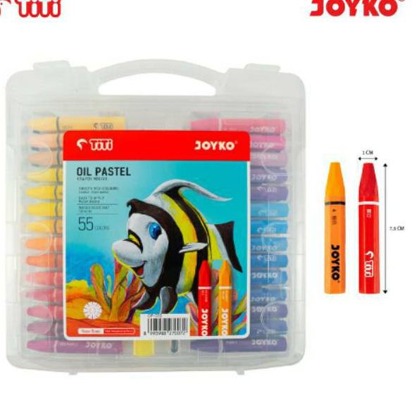 

Special - CRAYON JOYKO ISI 55 WARNA/oil pastel JOYKO 55 warna/crayon 55 warna