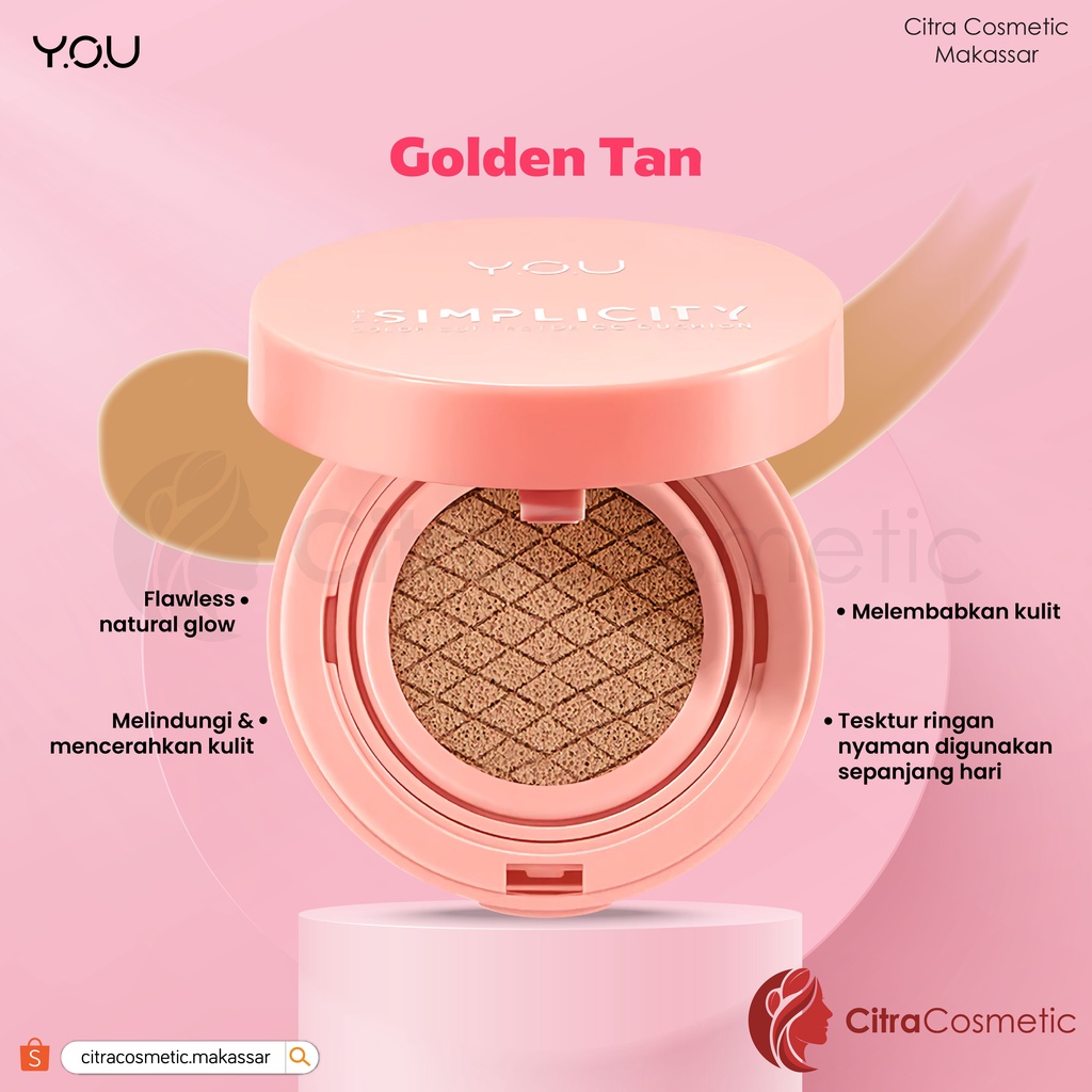 You The Simplycity CC Cushion Series | 01 Milky Beige | 02 Honey Beige