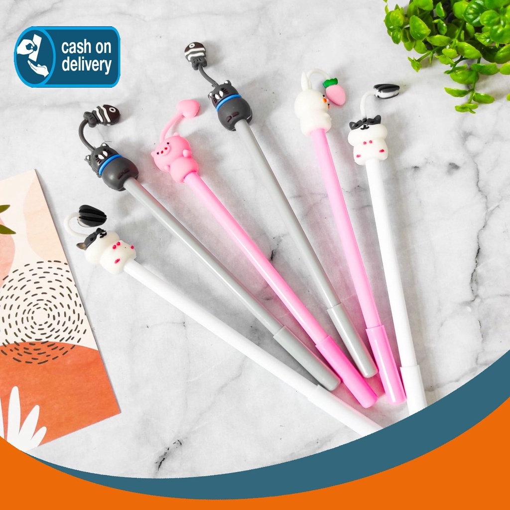 

PULPEN GEL HEWAN KARET PEN ALAT TULIS BOLPOIN UNIK IMUT MURAH PEN HAMSTER GEL KARAKTER LUCU MURAH PENA