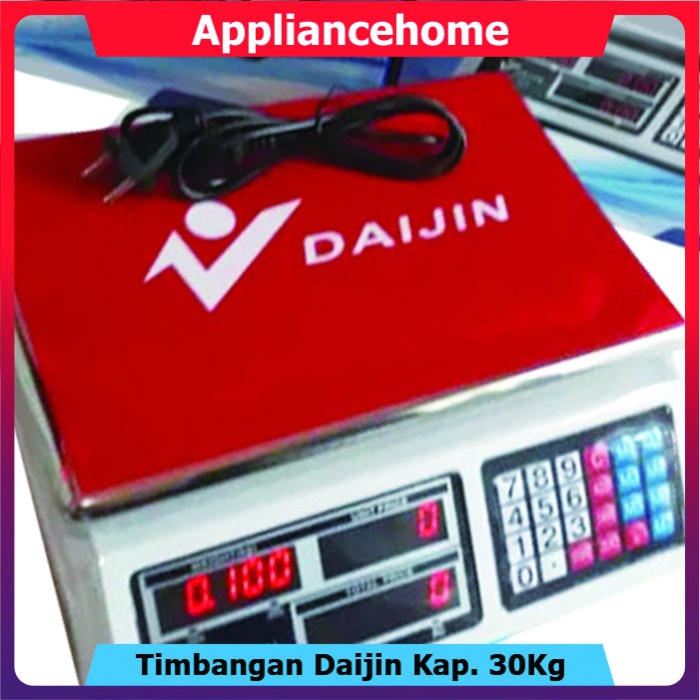Timbangan Timbangan Duduk Digital Kapasitas 30Kg + Merk Daijin