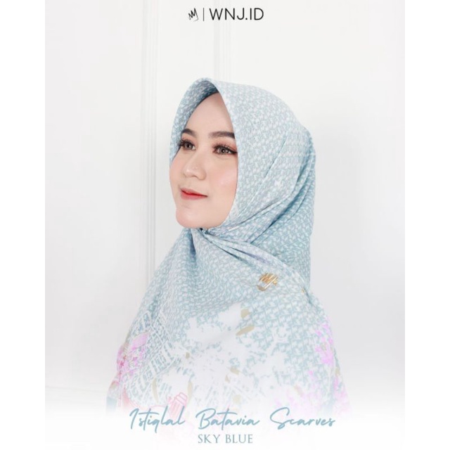 HIJAB JILBAB SEGI EMPAT SCARVES KOLIBRI BY WNJ