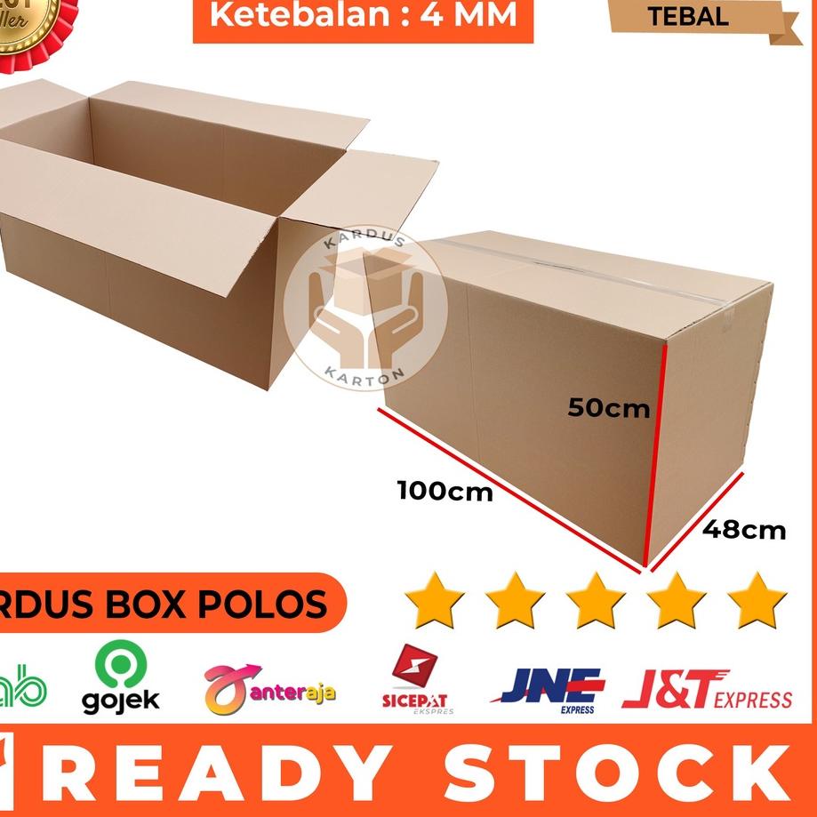 

12.12 SALE Kardus Besar Jumbo – Karton Box Polos 100 x 48 x 50 Packing Pindahan !