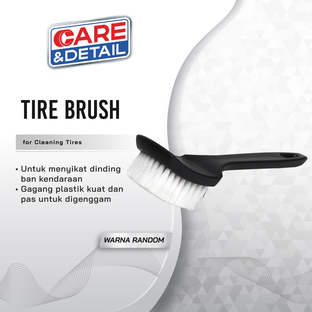 TIRE BRUSH | Sikat Pembersih Roda Ban Velg Mobil Motor Cuci Detailing