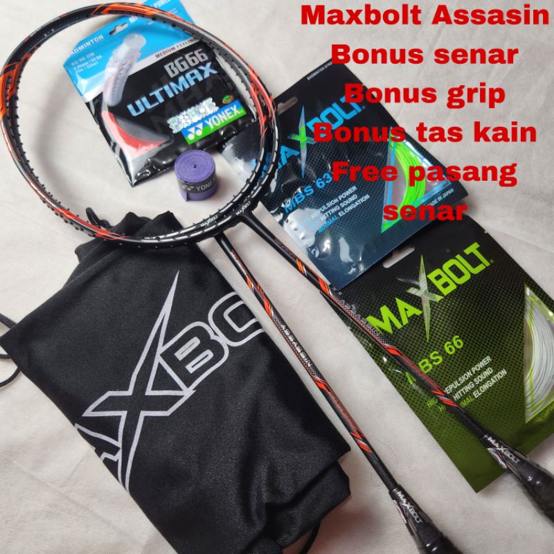 Raket Badminton Maxbolt Asassin Original