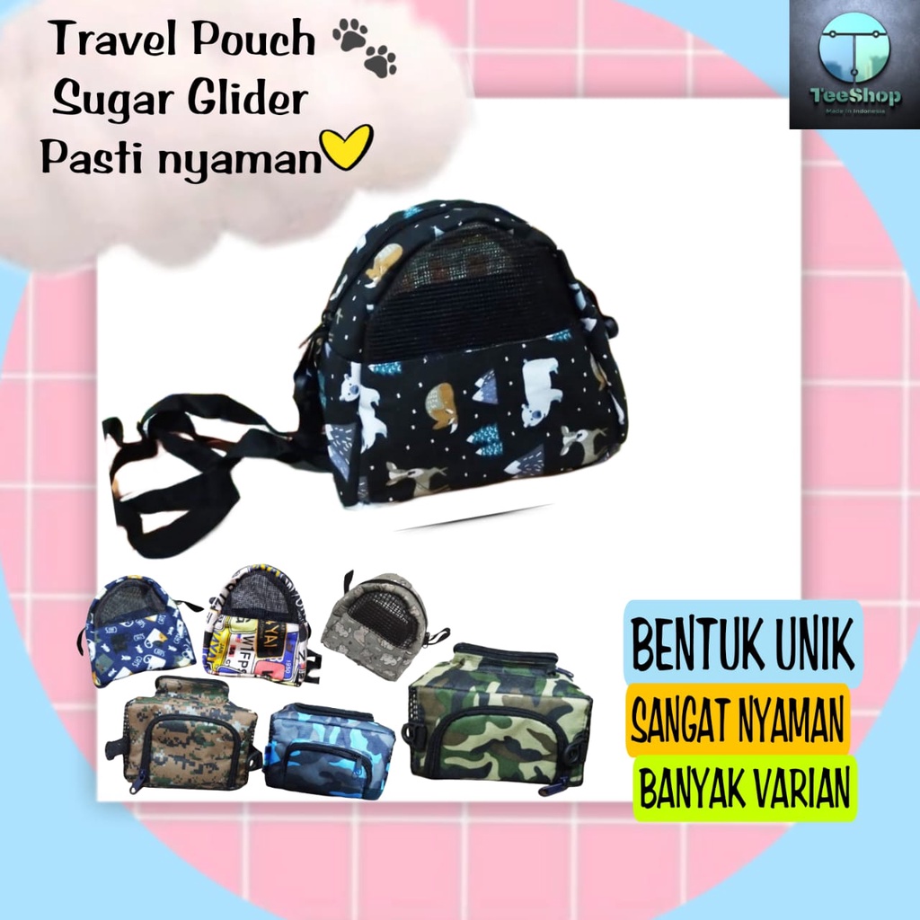 Travel Pouch Sugar Glider Bag Bona Bonding Pouch Sugar Glider