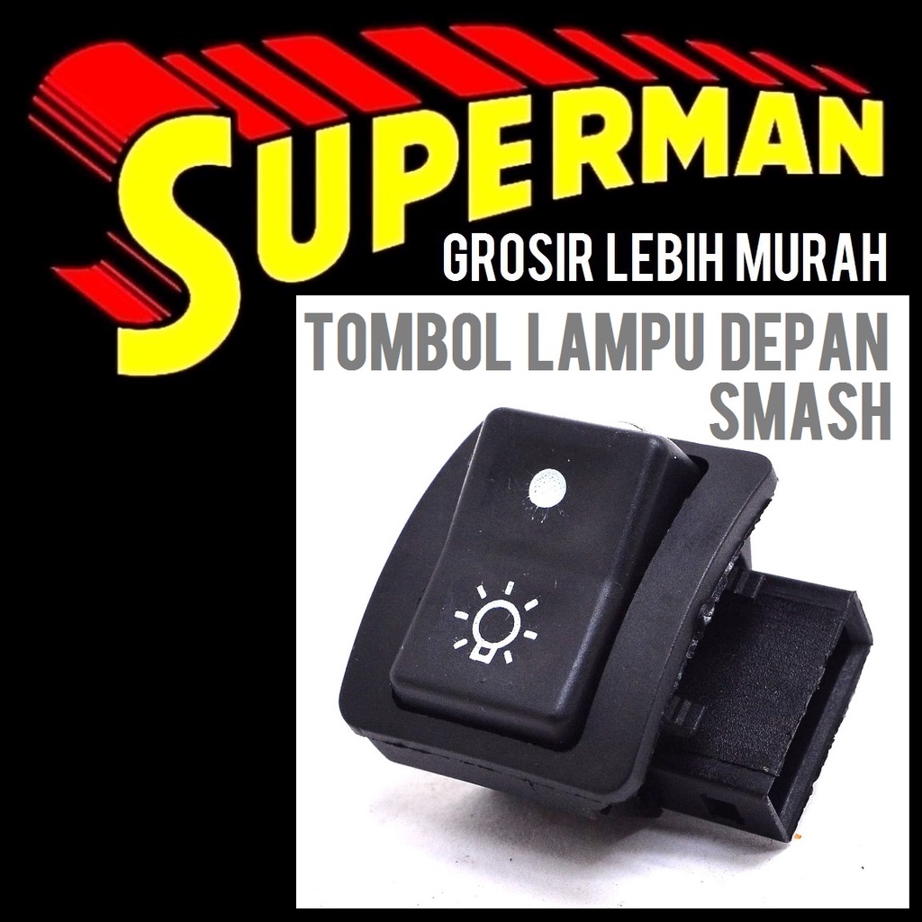 TOMBOL LAMPU DEPAN SMASH shogun 125 on off motor suzuki superman jogja
